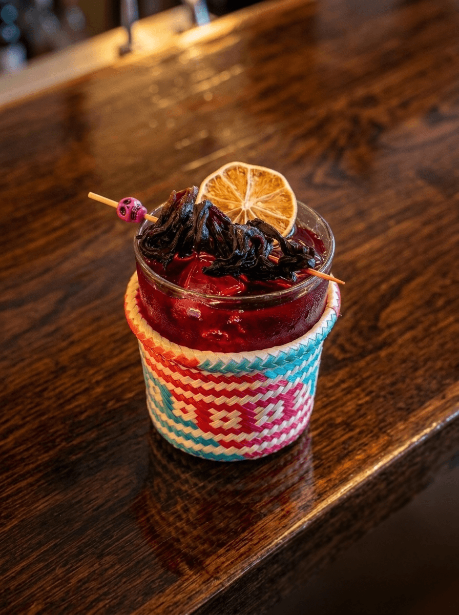 Hibiscus iced drink XAMAN